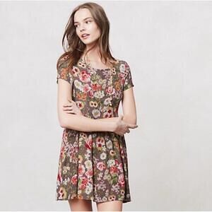 ANTHROPOLOGIE SAM & LAVI BOTANICA SWING DRESS